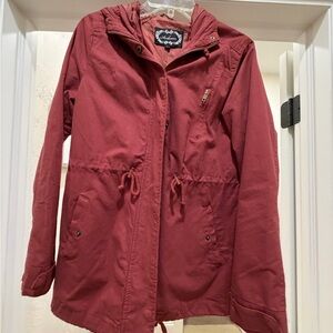 Ambiance Deep Red Utility Jacket
